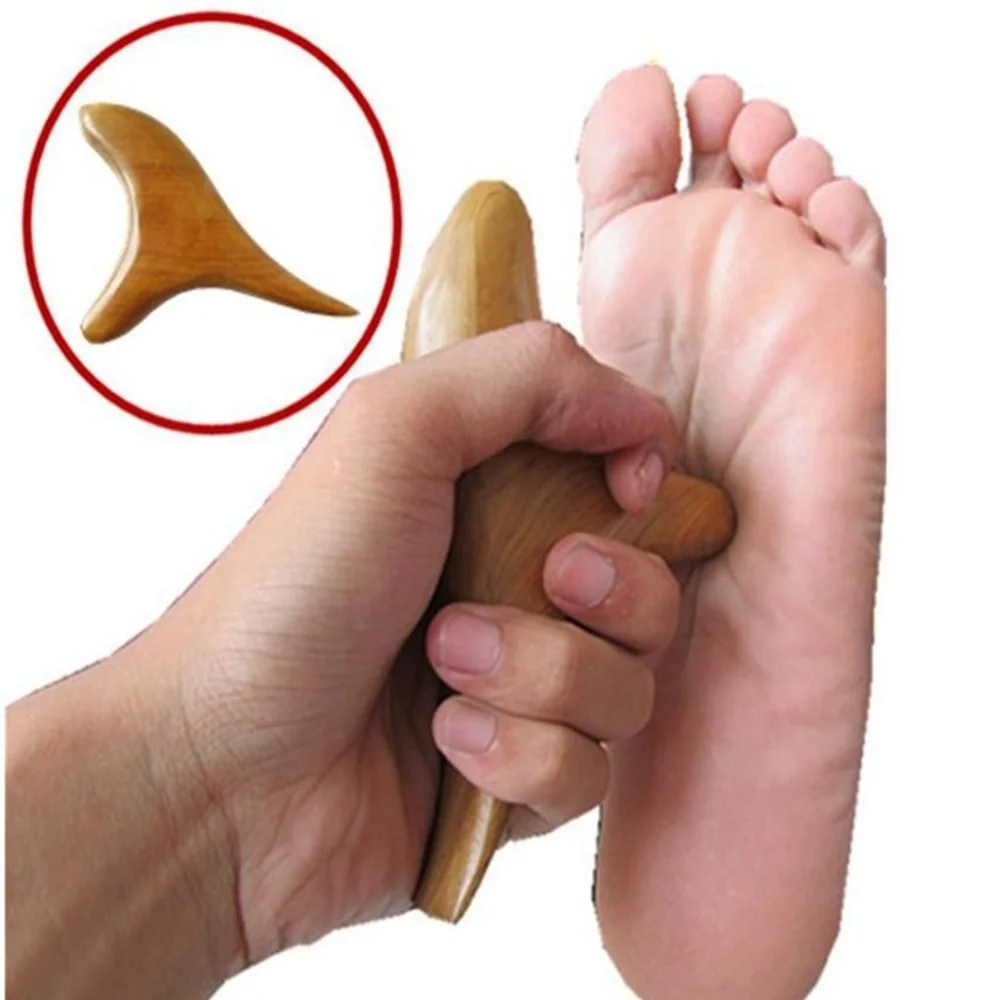 

Foot Massage Tools Wood Triangle Finches Wooden Foot Sole Acupuncture Point Massage Foot Massager Cone Fork Point Bar