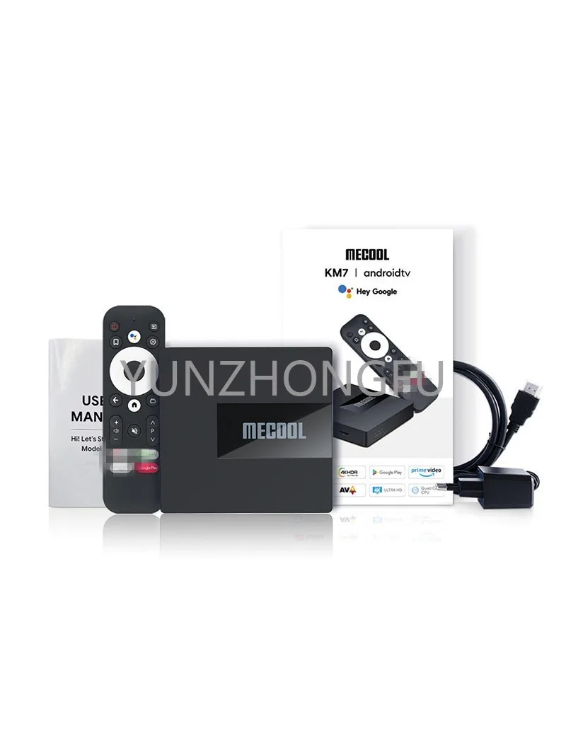 Телеприставка Km7 S905y4 Android 11 0 2 ГБ/16 ГБ Hd Сетевой проигрыватель Tvbox