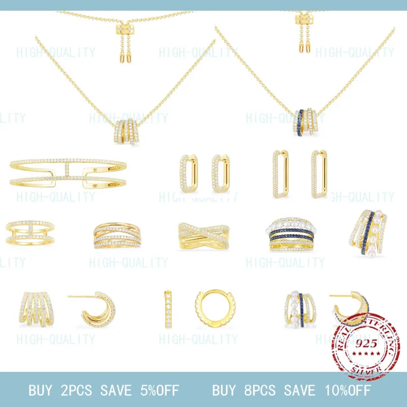 

In June, 2022, the new golden multi ring pearl classic fashion personalized design, women's gift