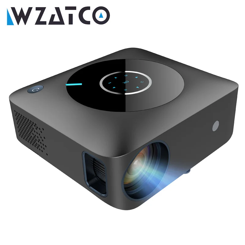WWZATCO H1 Smart Full HD 1080P Светодиодный проектор Android 9.0 5G WIFI Большой экран Домашний