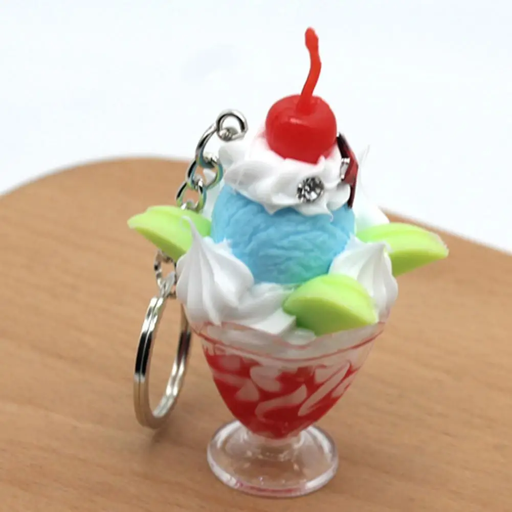 

Fashionable Ice Cream Keychain Keyring Keyring Pendant Portable Universal