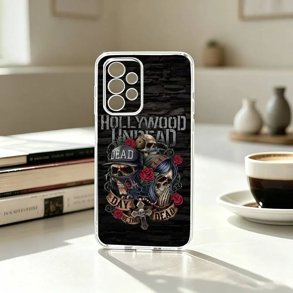 Фото Чехол для телефона H-Hollywood U-Undead Band, прозрачный, силиконовый, мягкий, для Samsung S25, S24, S21, S22, S23, S30, Ultra, S20, Plus, Fe №5