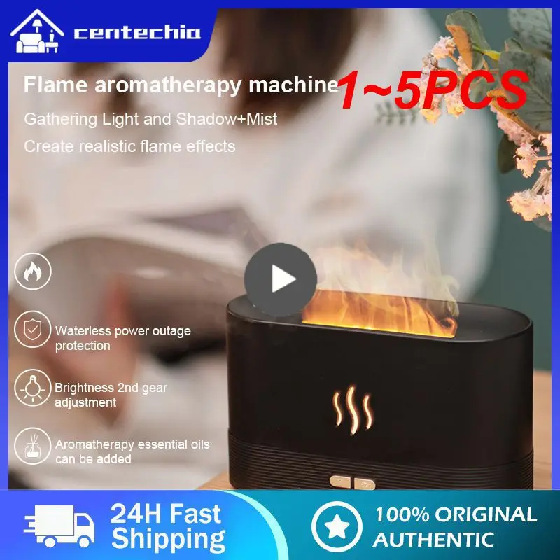 

Увлажнитель воздуха ультразвуковой с имитацией пламени, USB, 1-5 шт.