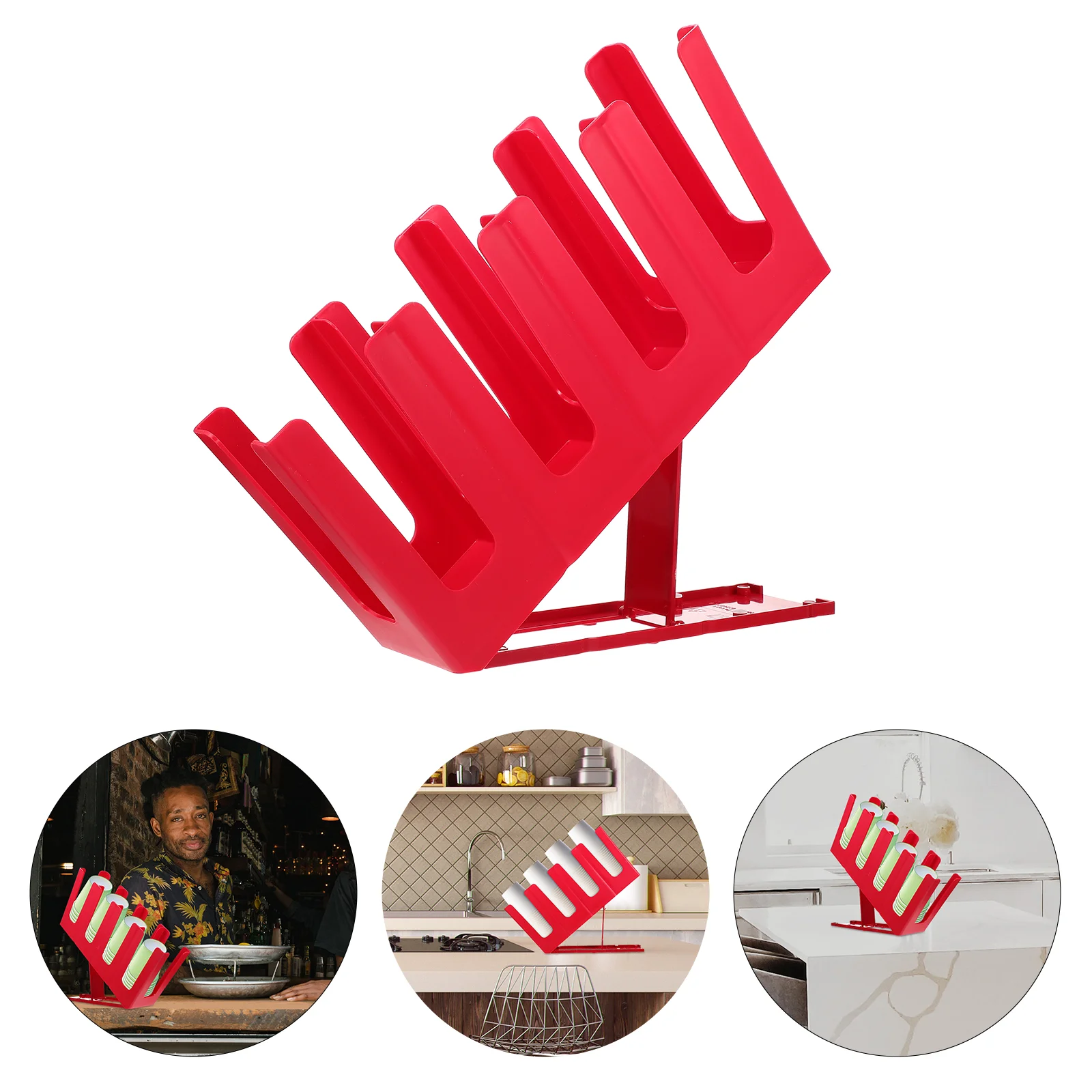 

Foldable Paper Cup Holder Coffee Shop Cup Organizer Disposable Cup Rack