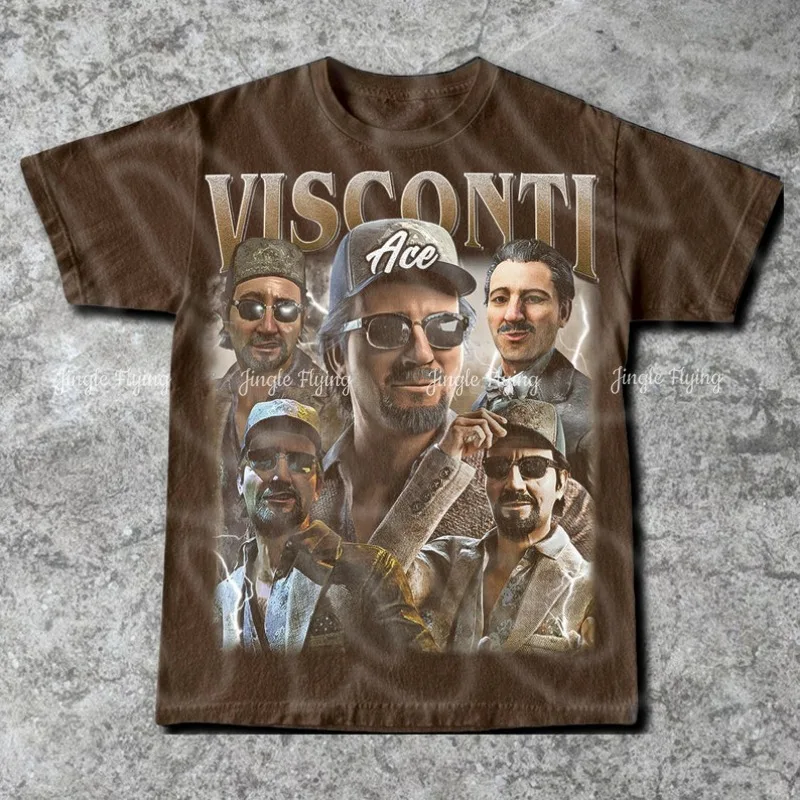 Винтажная подарочная футболка унисекс Ace Visconti Dead By Delight для женщин и мужчин