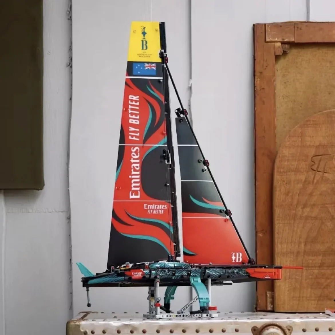 962 шт. техническая команда Эмиралированная Новая Зеландия Ac75 яхта строительные