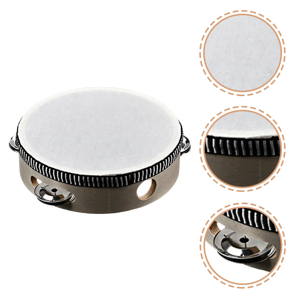 

Wood Handheld Tambourine Kids Hand Drum Toys Musical Percussion Instrument for Kids Drums Instruments
