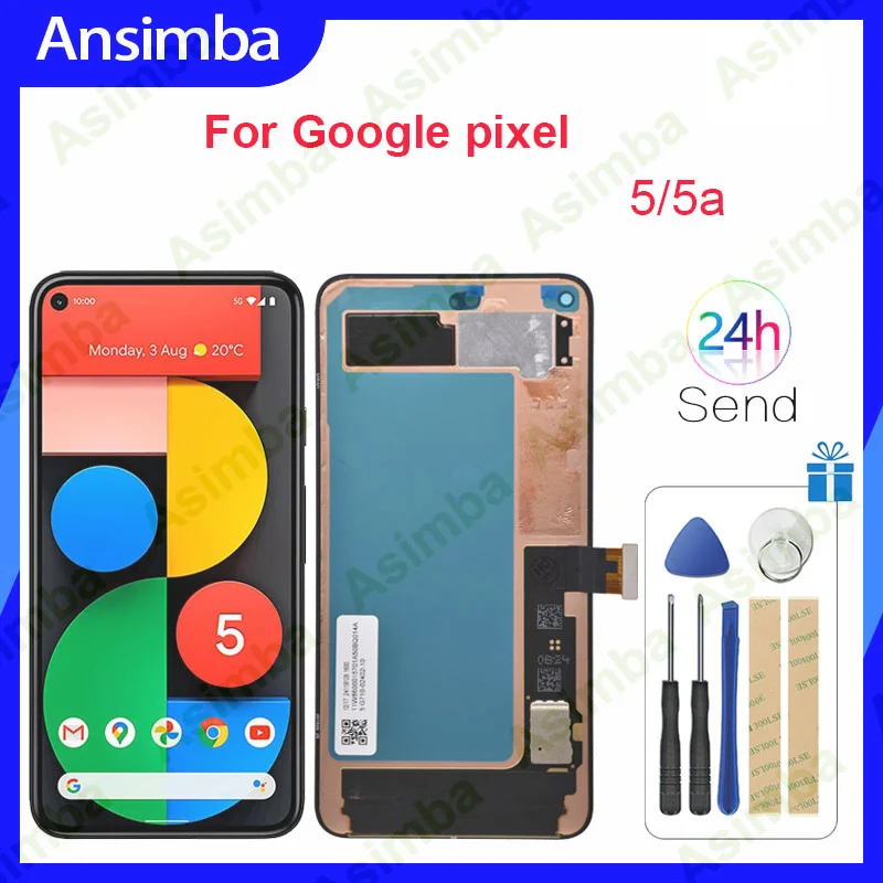 

Оригинальный OLED-дисплей Ansimba для Google Pixel 5/5A, ЖК-дисплей, аксессуары для замены сенсорной панели