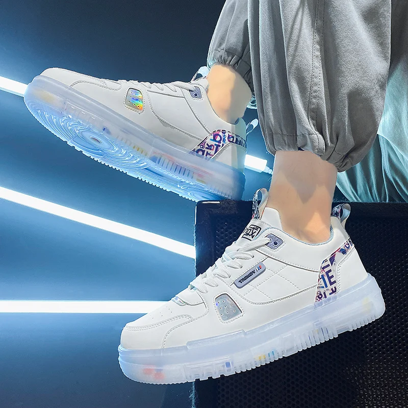 

Men's Shoes New Style Breathable Thin Popcorn Casual Board Shoes In Summer 2022 Versatile Men's Small White Sports Shoes