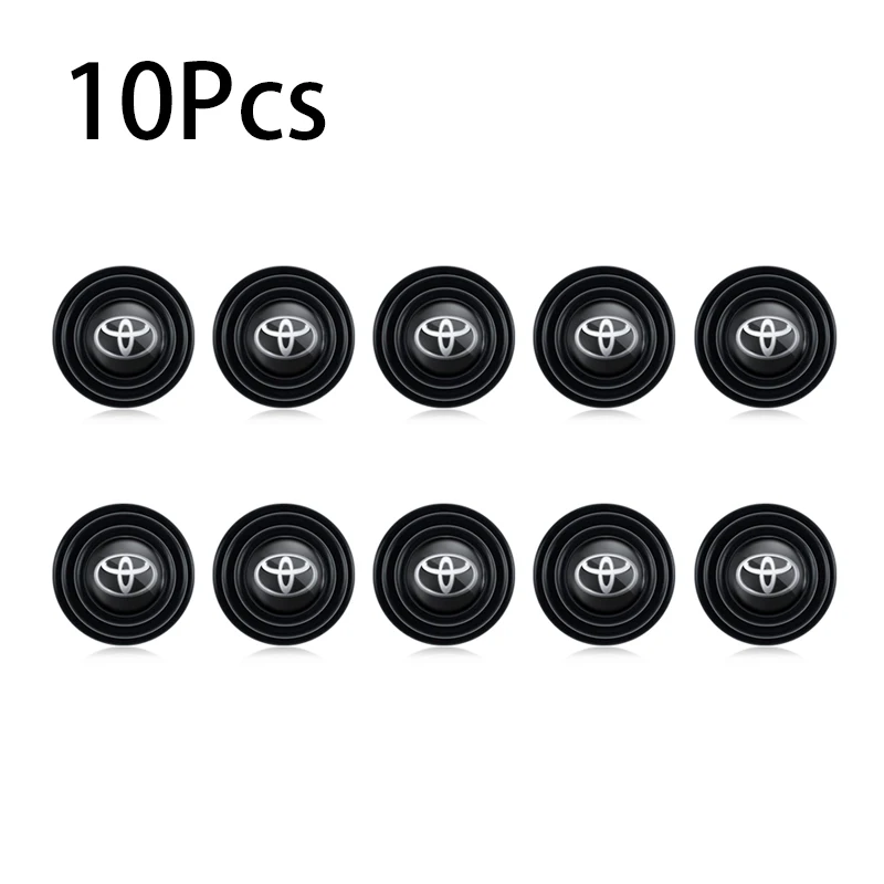 

Автомобильные наклейки на дверь автомобиля, звукоизоляционная нашивка, прокладка амортизатора для Toyota Corolla Prius Yaris Rav4 CHR Aygo Hilux Raize Camry Sien