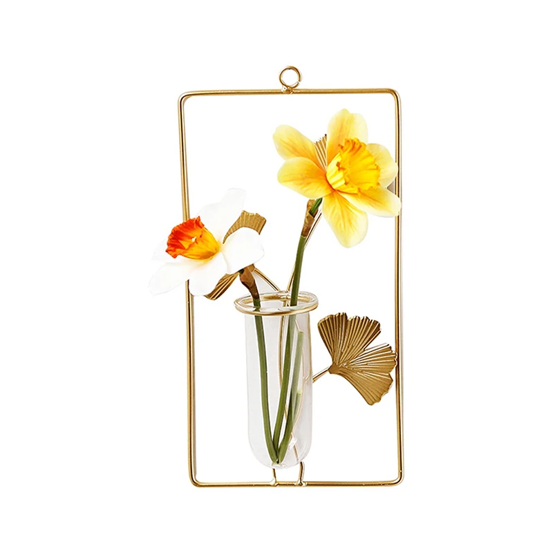 

Ginkgo Biloba With Test Tube Wall Decoration Pendant Plants Hydroponic Home Vase Plant Pot Pots For Plants Hanging Planter