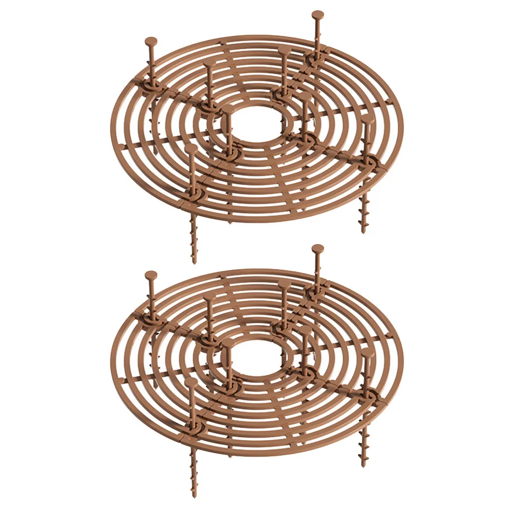 

2 Pcs Pot Soil Guard Cover Bonsai Net Pot Plants Indoor Pot Soil Protector Pot Soil Covers Round Planter