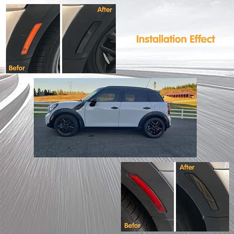 Боковые маркеры для автомобиля боковой индикатор указателя поворота Mini Cooper R55 R56