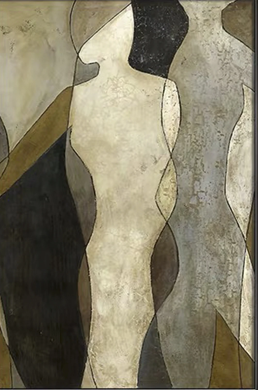 Картина маслом абстрактное искусство картина на холсте серебряный современный