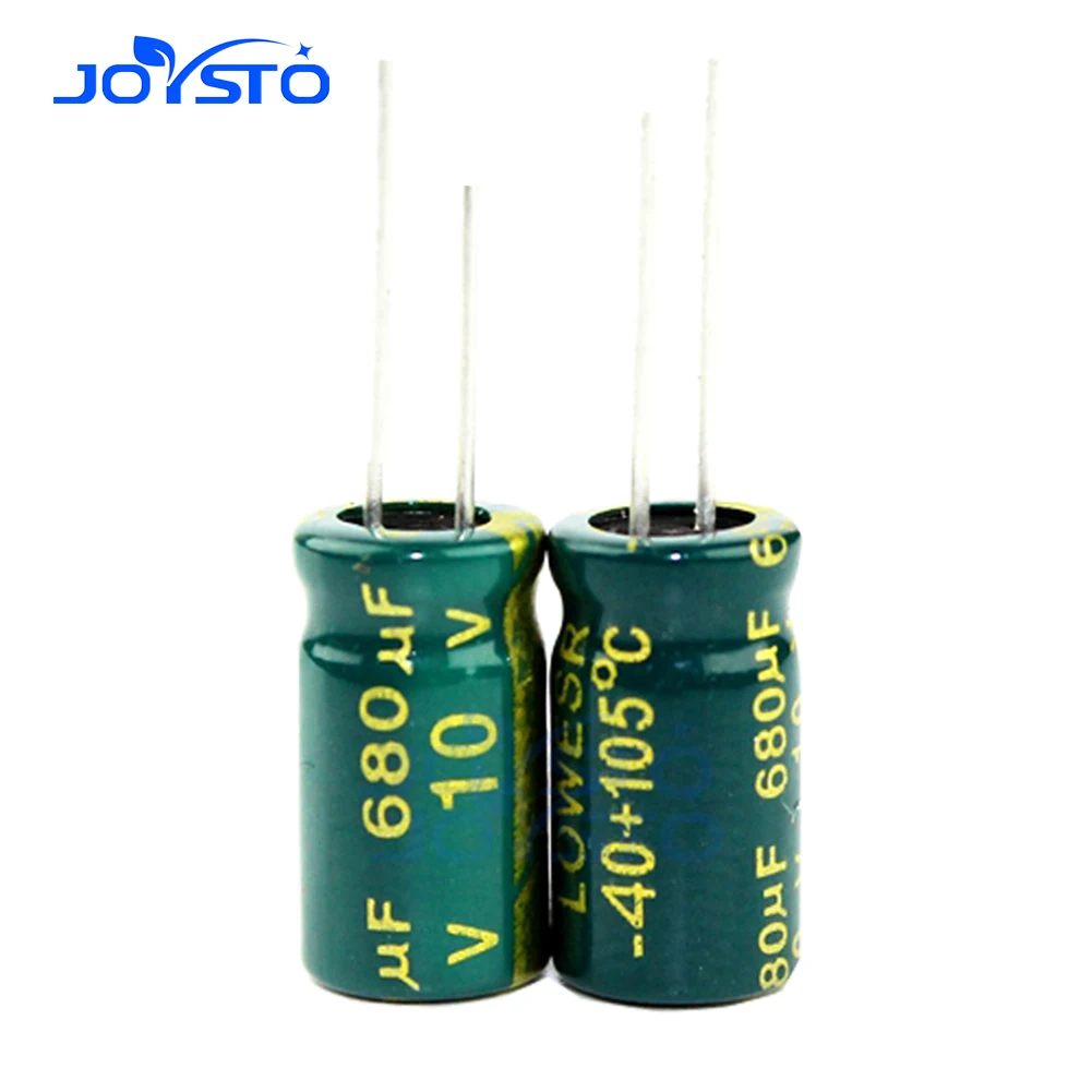 Алюминиевый электролитический конденсатор высокая частота низкий ESR 10 в 680 мкФ 6x12