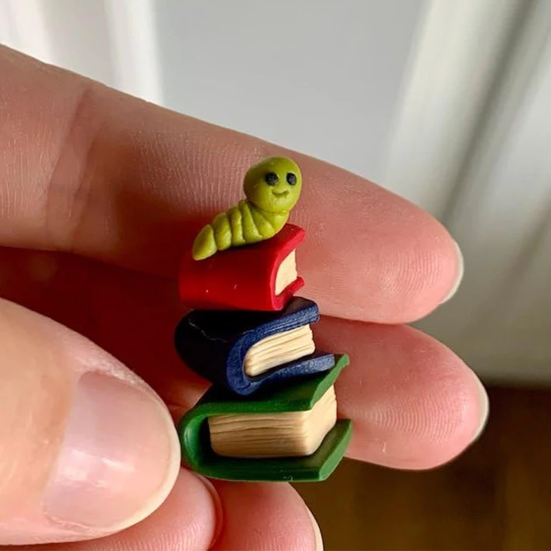 Декоративные украшения для книг красивый червь с верхней шляпой подарки