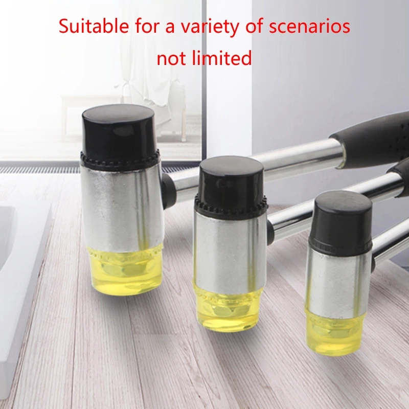 

Профессиональный сменный резиновый пластиковый наконечник молотка 4 размера, головка с пластиковым покрытием 25 мм/30 мм/35 мм/40 мм для самосто...