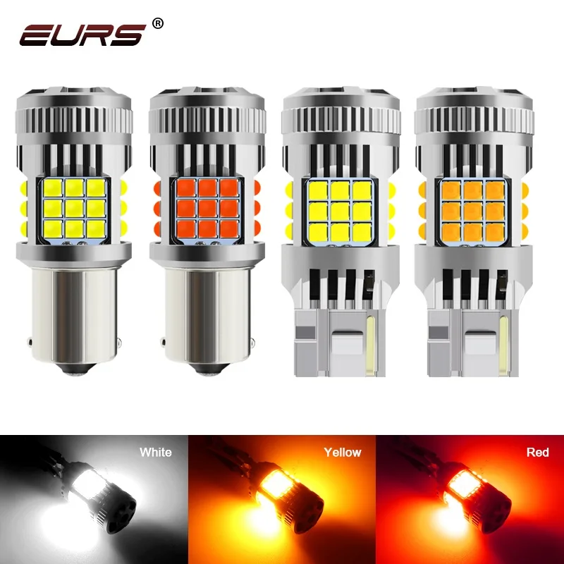 1 шт., лампа 1156 BA15S P21W BAU15S PY21W 7440 W21W P21/5W 1157 BAY15D 7443 светодиодный