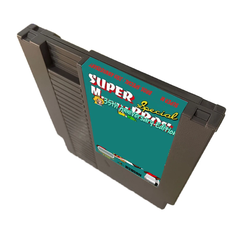 СМБ. SPECIAL 35th ANNIVERSARY Edition NES Rom Hack - 8-битный 72 контакта игровой картридж PAl/NTSC для