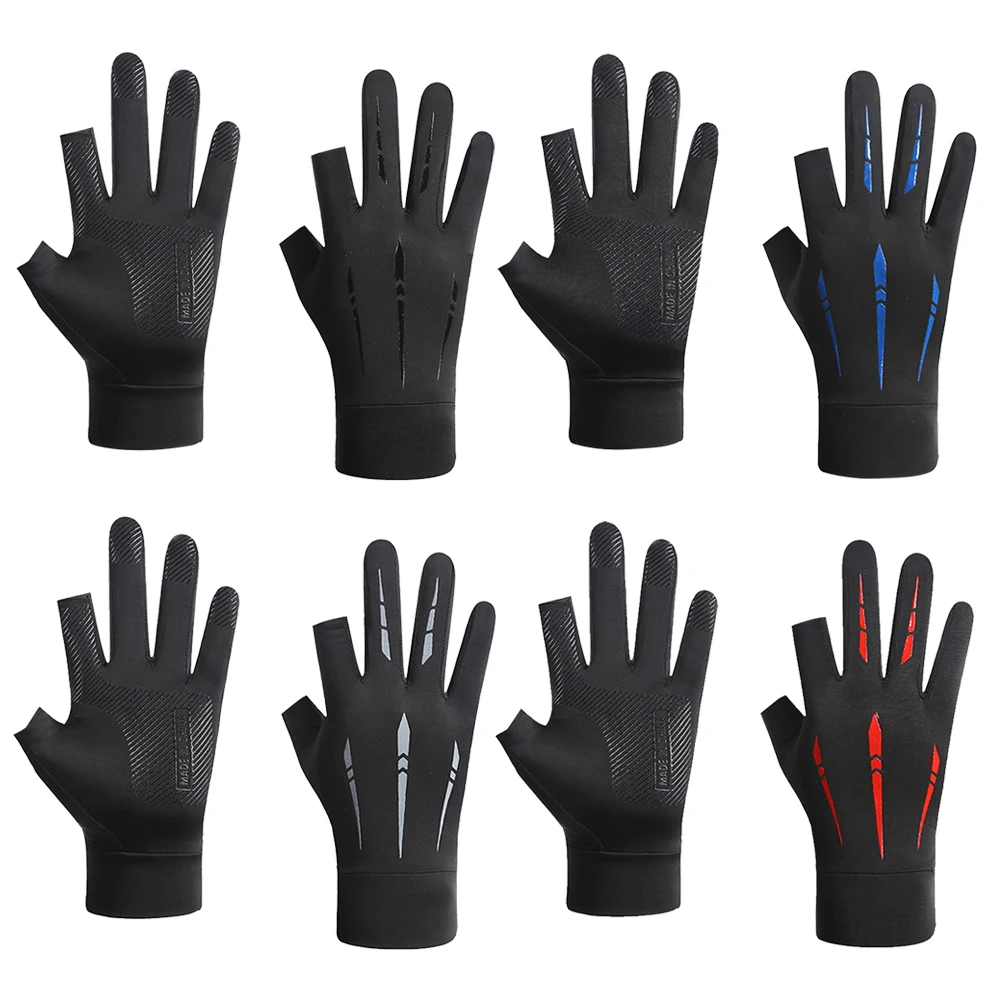 

Breathable Gloves Breathable Anti-slip Anti-sweat for Men Women Half Finger Cycling Fishing Protect Comfortable Bicycle Gloves