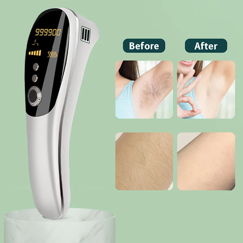 

Hair Removal Photoepilator Laser Epilator Ipl Use 990000 Flash Permanent painless Shaving and Depilador Electric Epilator Machin
