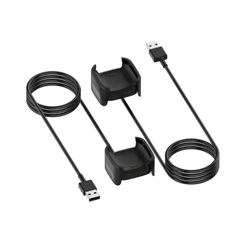 

USB Charger Dock Cradle For Fitbite versa 2 USB Fast Charger Cable Stand Cord for Fitbit Versa 1/versa lite Smart Watch