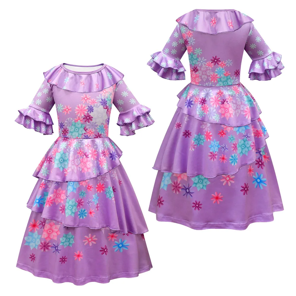 Детское платье для девочек Изабелла Карнавальный костюм фиолетового цвета