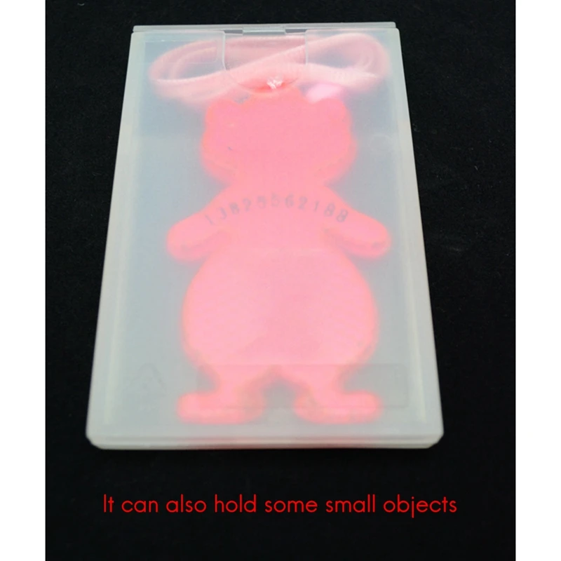 Пластиковый Карманный Кошелек для карт из 9 предметов тонкий прозрачный кошелек