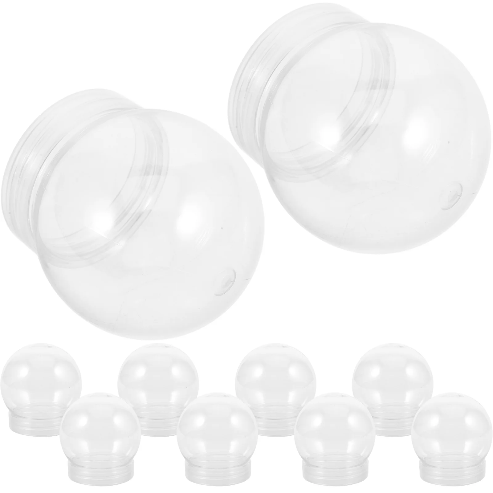 DIY снежный шар в комплекте многоразовые шарики для девочек Прозрачная Круглая