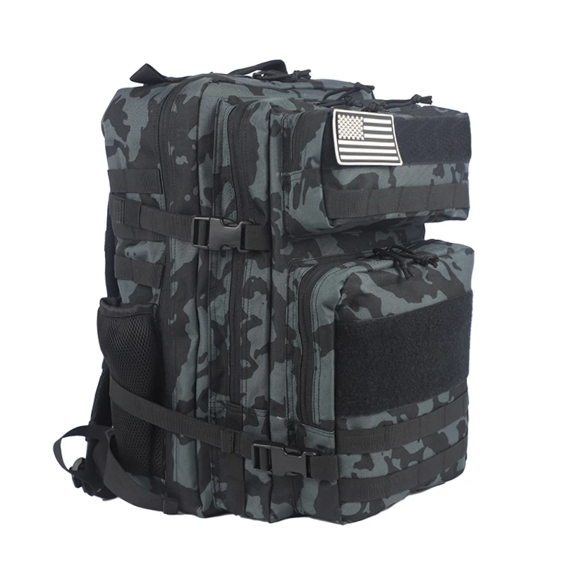 45L Camouflage Army Backpack Men Military Tactical Bags Assault Molle Backpack Hunting Trekking Rucksack