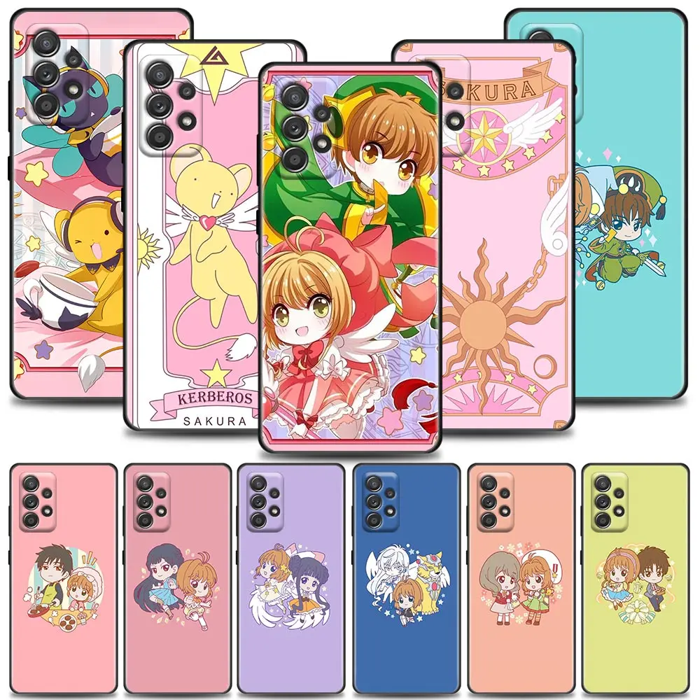 

Cute Card Captor Sakura Anime Cartoon Phone Case For Samsung Galaxy A72 A52 A32 A02s A12 A42 A71 A51 A31 A21s A21EU A11 01 Cover