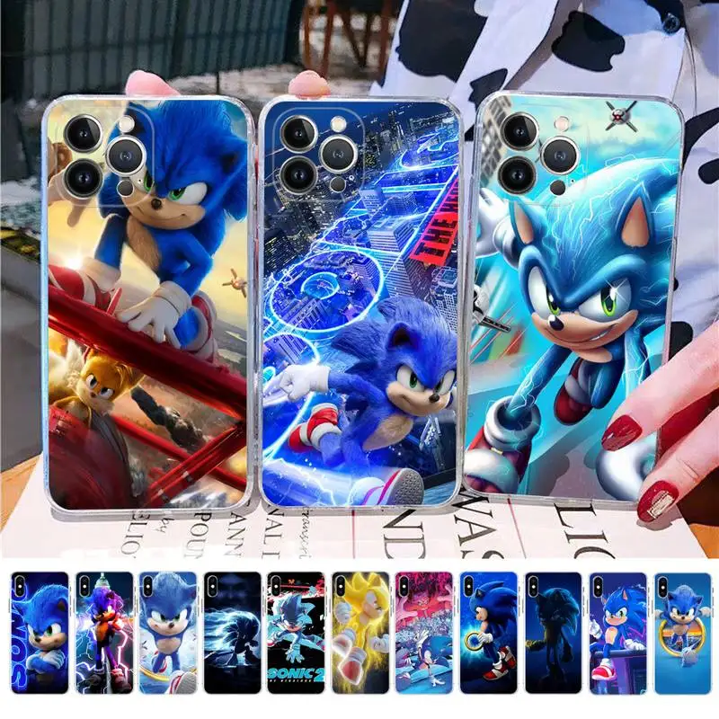 

BANDAI Sonic Phone Case for iPhone 11 12 13 mini pro XS MAX 8 7 6 6S Plus X 5S SE 2020 XR case
