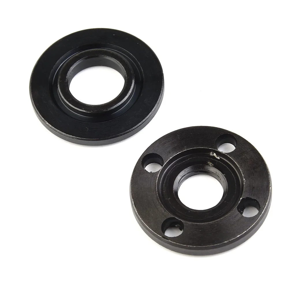 

2pcs 40mm Diameter Flange Nut Set Tools M14 Thread Replacement Inner Outer Nuts For 14mm Spindle Workshop Equipment