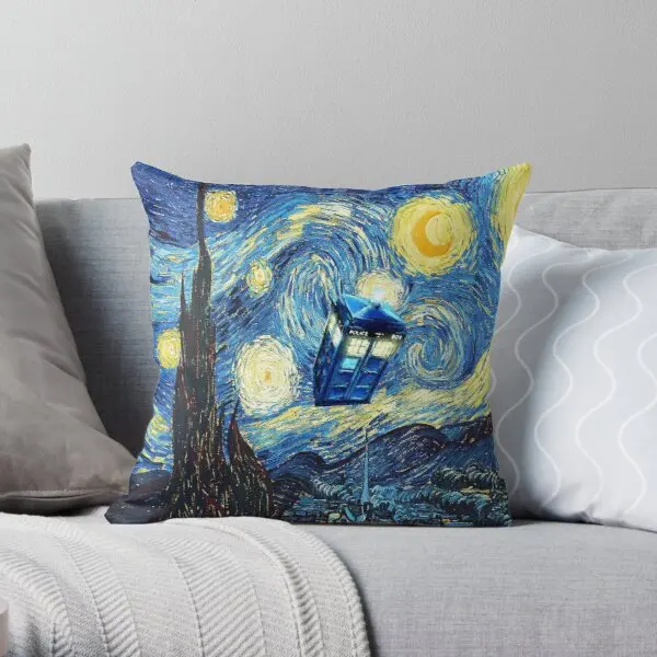 

Flying Magic Phone Box Printing Throw Pillow Cover Sofa Anime Bed Decor Bedroom Square Car Wedding Waist Pillows not include