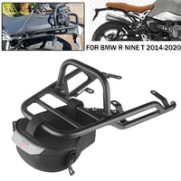 motorcycle rear seat luggage carrier rack with handle grip tail bag mount for bmw rninet r9t r 9t pure racer scrambler 2014 2020