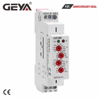 geya grt8 p delay impulse relay16a acdc12v 240v 0 1s 100days pulse output time relay