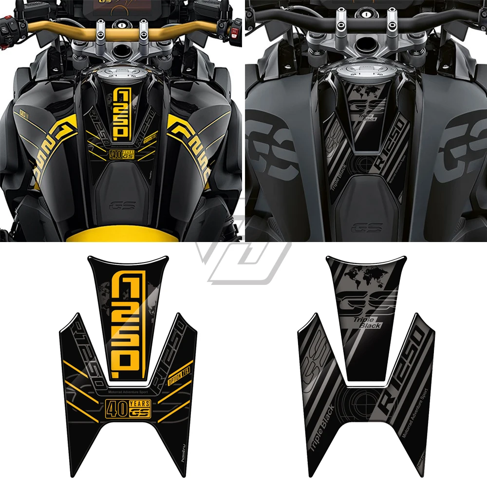 

Для BMW R1250GS 40 лет GS тройной черный 2020 2021 газовый баллон для мотоцикла