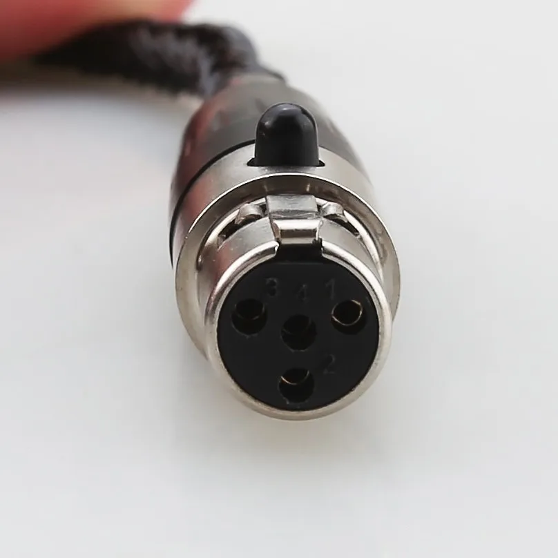 Фото 16-жильный кабель Mini XLR для наушников AKG K712 K702 Q701 HD490 PRO DT990 DT770 ATH R70x, опционально 4.4/3.5 мм №3