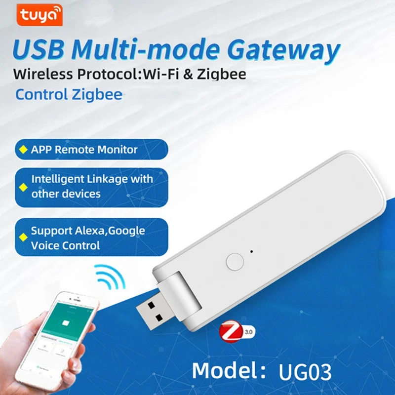 

Wireless Tuya Smart Zigbee Gateway APP Remote Work For Living Room Kitchen Bedroom
