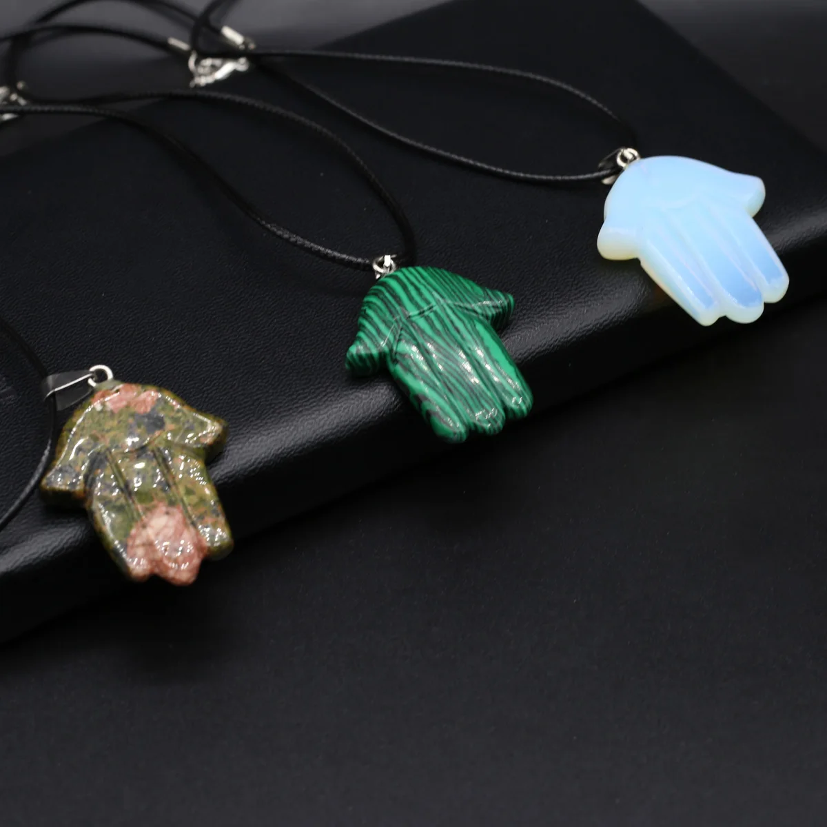 Модный натуральный камень, полудрагоценный камень, прозрачный кварц, агат, ручная форма, кулон, «сделай сам», ювелирные изделия, ожерелье, подарки, 33x43 мм