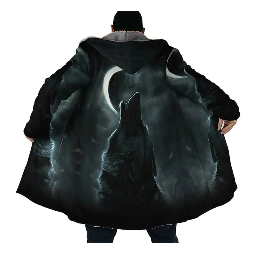 Мужская зимняя куртка новинка Длинные флисовые пальто ветровка с подкладкой