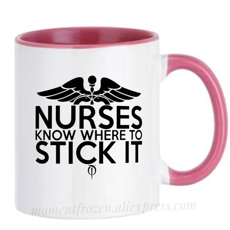 

Nurses Mugs Tea Milk Cocoa Cafe Coffee Mugen Ceramic Travel Cups Drinkware Teaware Tableware Coffeeware Home Decal Doctor Gifts
