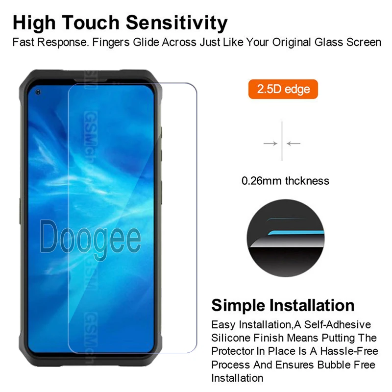 2-1 шт. стекло Для Doogee V10 20 X90L X90 X95 X93 X96 N10 N20 N30 N40 Pro защитная пленка на V 10 20X93 95 N 30 40 -