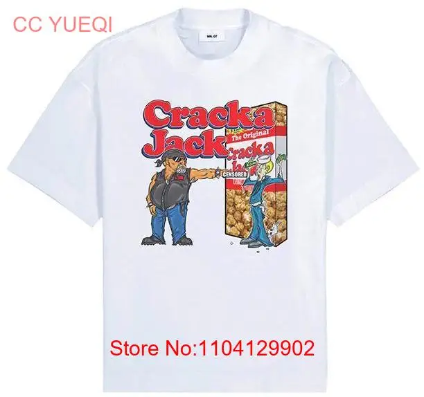 Футболка Cracker Jack Food Popcorn Carmel с длинными или короткими рукавами