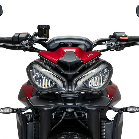 Для TRIUMPH Street Triple 765RS 765R 23-25 Скорость Тройной 1200RS 21-25 Прижимная сила Голые передние спойлеры Аэродинамический дефлектор крыла