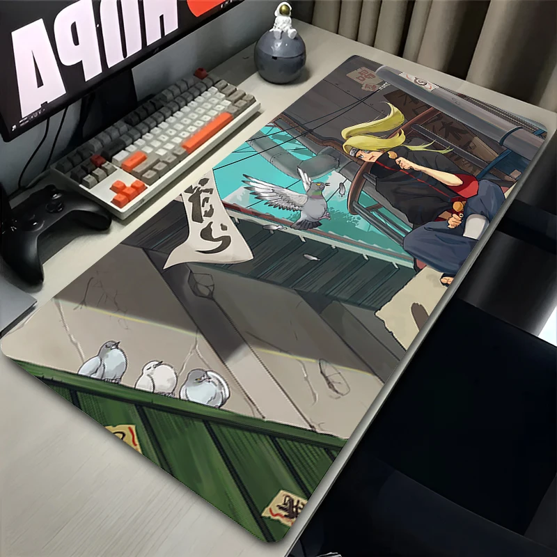 XXL Аниме Коврик Для Мыши Red Clouds Naruto A-Akatsuki Водонепроницаемый Противоскользящий