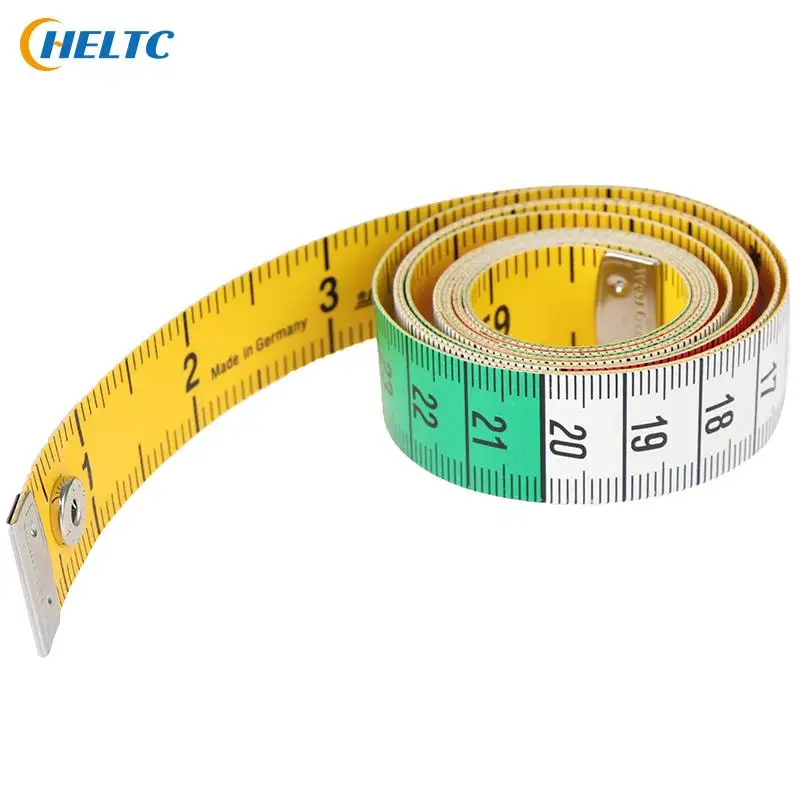 

60in Body Measuring Ruler Button Tailor Measure Tape Sewing Tools Flat Tape 150cm Body Measuring Tool