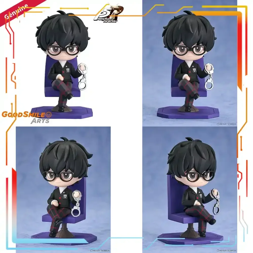 Фото Коллекционная фигурка Good Smile Arts Persona 5 The Royal Shujinkou, предварительно окрашенная, Q-серия, 80 мм, аниме-фигурка персонажа №1