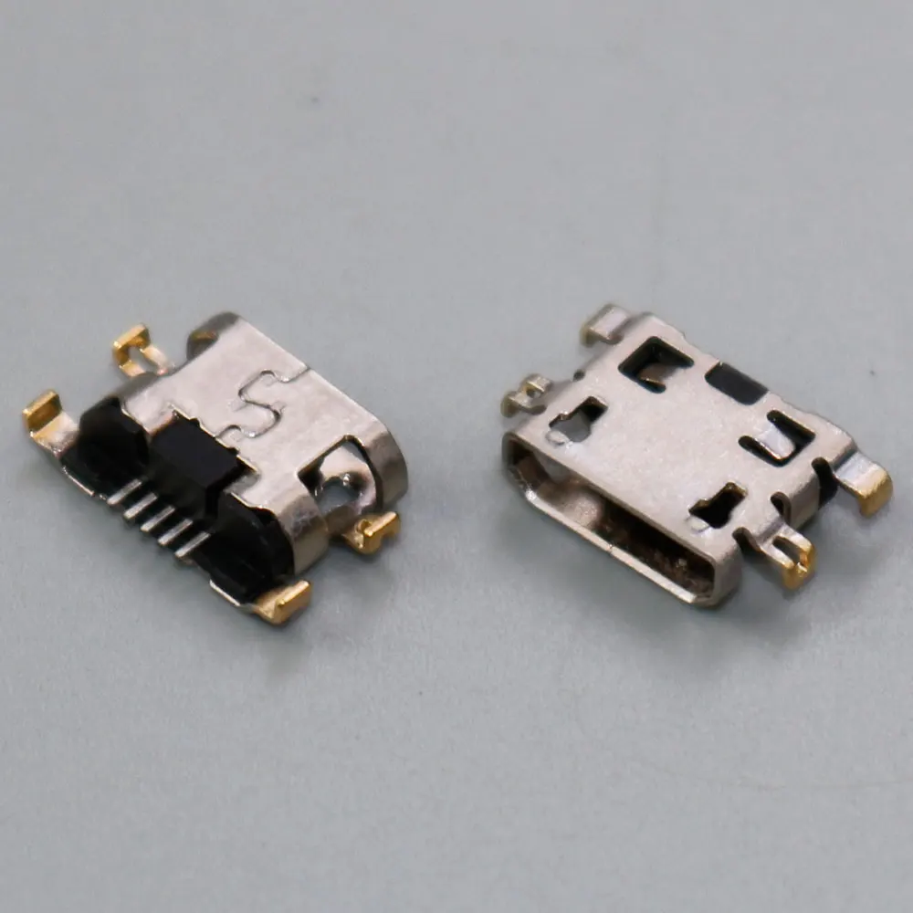 100/200 шт./лот Micro USB разъем 5pin зарядный порт док-станция для Moto E6S Lenovo A360T A320T A5860 ZOPO ZP1000