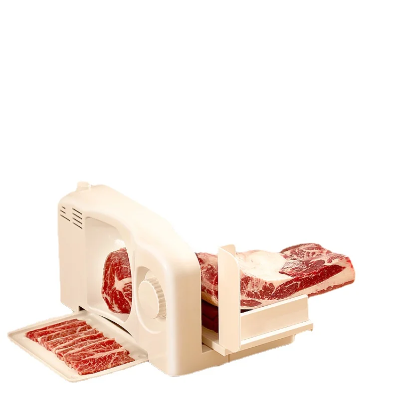 

Electric lamb roll slicer, small frozen meat fat beef slicer, meat cutter, household meat planer